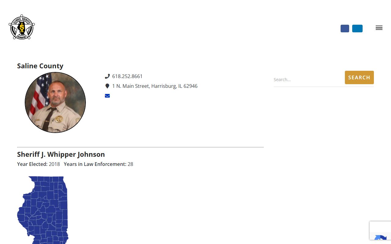 Illinois Sheriffs' Association Saline jail beds listing for Gallatin County detainees